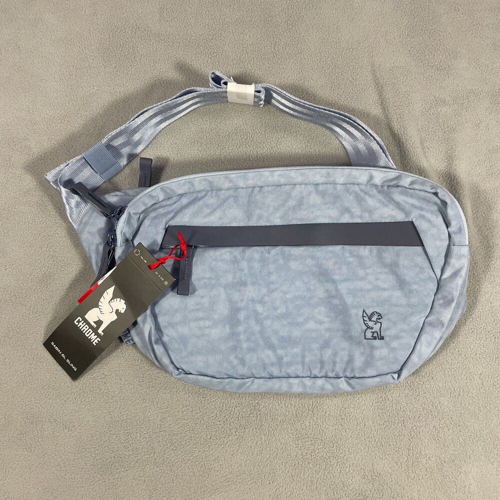 NWT Chrome Industries Sabin 6L Waist Belt Bag Sling Ice Shadow Blue